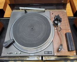 A Technics SL-110 direct drive player system with SME Series III tone arm