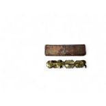 Coins and Numismatics - a set of 19th century brass pocket scales, the Improved Sovereign Balance,