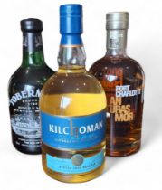 Kilchoman, 2010 Winter Release, Islay Single Malt Whisky, 46% vol, 70cl; Tobermory Single Malt