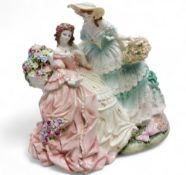 A large Coalport figure, The Letter, designed by Valerie Littlewood, sculptured by Jack Glynn,
