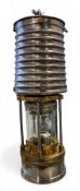A Patterson Lamps Ltd type HCP 9 miner's safety lamp,  engraved 37, 29cm high