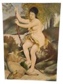 Manner of Pierre-Auguste Renoir, 'Diana', oil on canvas, 100cm x 70cm