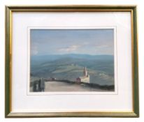 Follower of Albert Marie Lebourg (French 1849-1928) 'Provance' pastel study, 23cm x 31cm