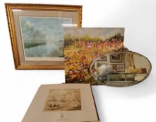 Ponza L'Isola Dell Obblio    Dodici Disegni Originali in Calacografia di F A Mandruzzato (Ponza