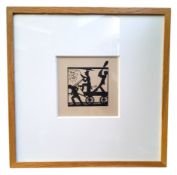 Eric Gill (1882 - 1940), Dumb Driven Cattle, 1929, woodcut engraving from the Cleverdon edition,