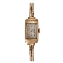 A LADIES ART DECO COCKTAIL WATCH in 9ct yellow gold, 15 jewel manual wind movement, Cal.140, the ...