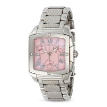 MAUBOUSSIN - A LADIES MAUBOUSSIN WRISTWATCH in stainless steel, R907, quartz movement, the square...