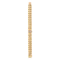 VAN CLEEF & ARPELS - A VINTAGE LADIES VCA  DIAMOND BRACELET WATCH in 18ct yellow gold, 54.505, 15...