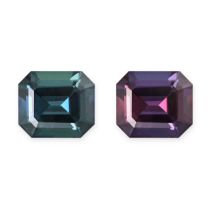 AN UNMOUNTED 1.92 CARAT BRAZILIAN ALEXANDRITE  octagonal step cut, 1.92 carats. Accompanied by a ...