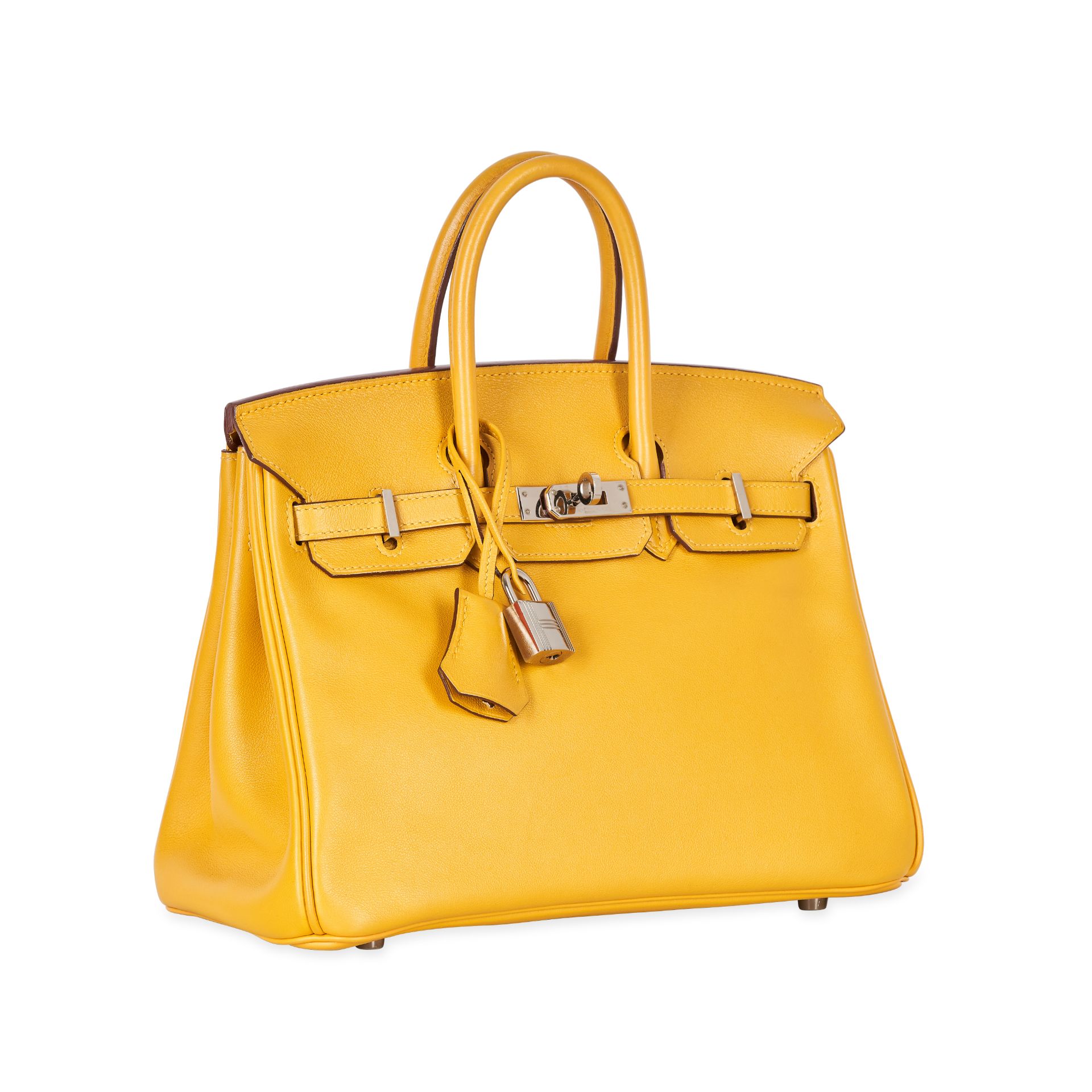 HERMES, A SOLEIL BIRKIN 25 BAG Condition grade B. Produced in 2009. 25cm long, 22cm high. Top h... - Bild 3 aus 4