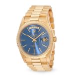 ROLEX, A GOLD PRESIDENTIAL DAY DATE WRISTWATCH, ref. 18238, 1995, in 18ct yellow gold, the circul...