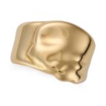 ELSA PERETTI FOR TIFFANY & CO., A VINTAGE GOLD CAPRICORN CUFF BRACELET, 1982 in 18ct yellow gold,...