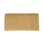 CARTIER, A VINTAGE GOLD CLUTCH BAG / PURSE  in 18ct yellow gold, the hinged bag comprising woven ...