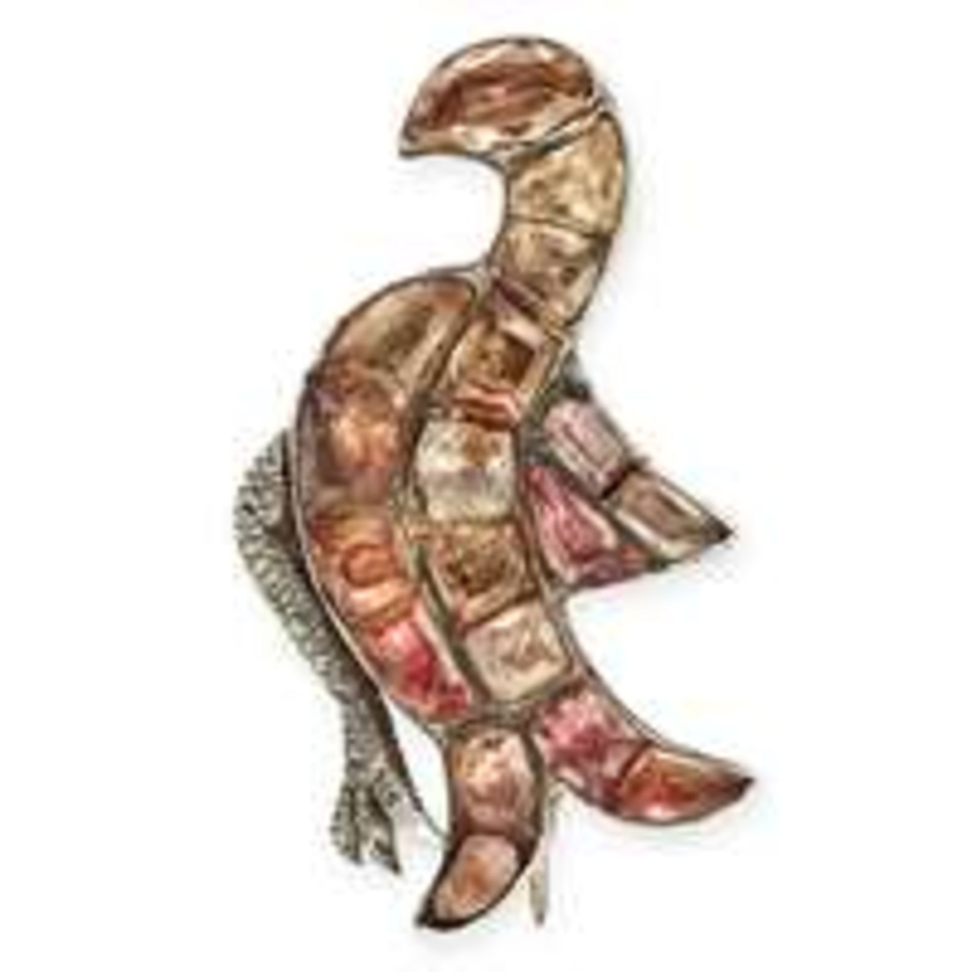 AN ANTIQUE FOILED TOPAZ SWAN BROOCH in silver, designed as a bird set throughout with calibre cut...