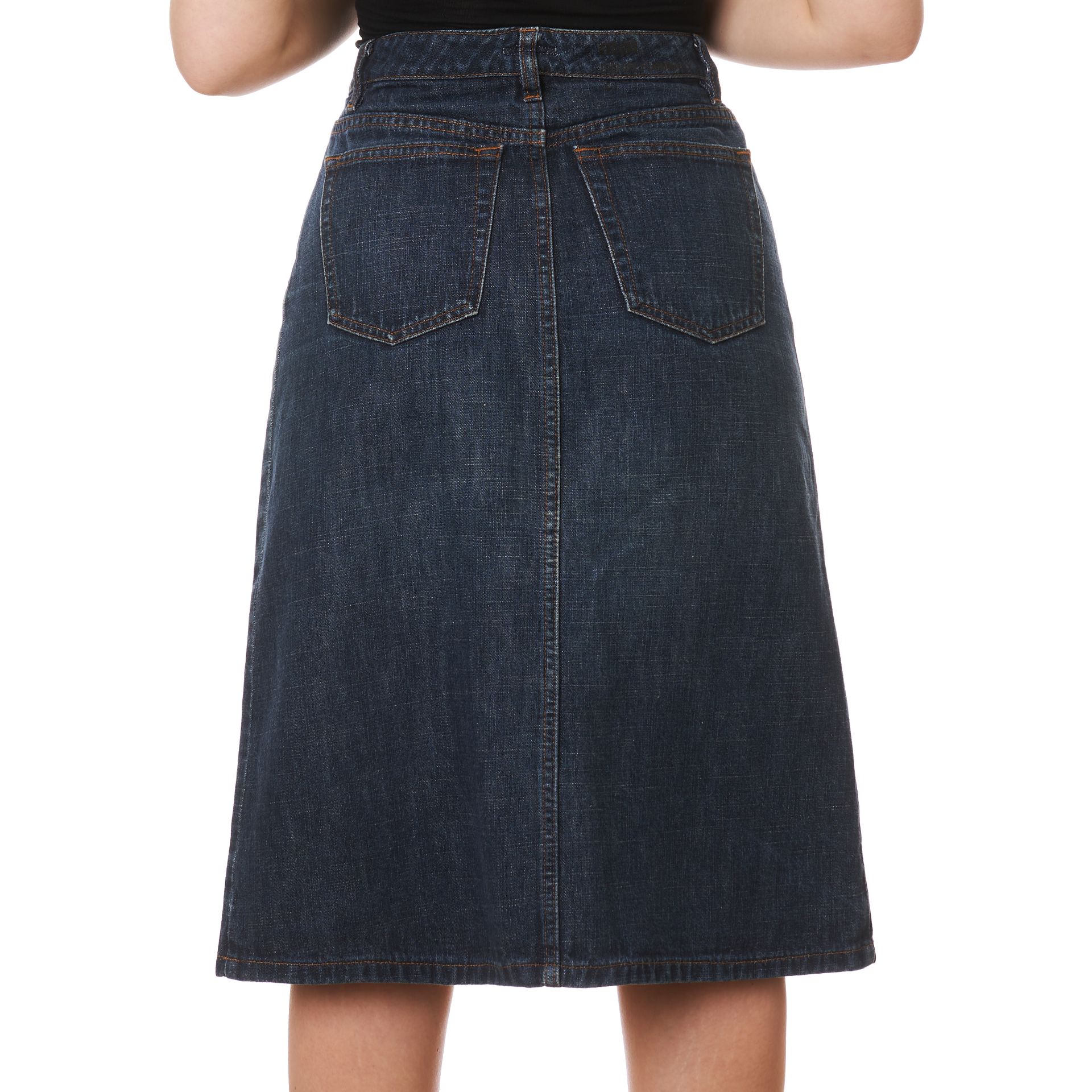 NO RESERVE MIU MIU DENIM MIDI SKIRT - Bild 2 aus 2