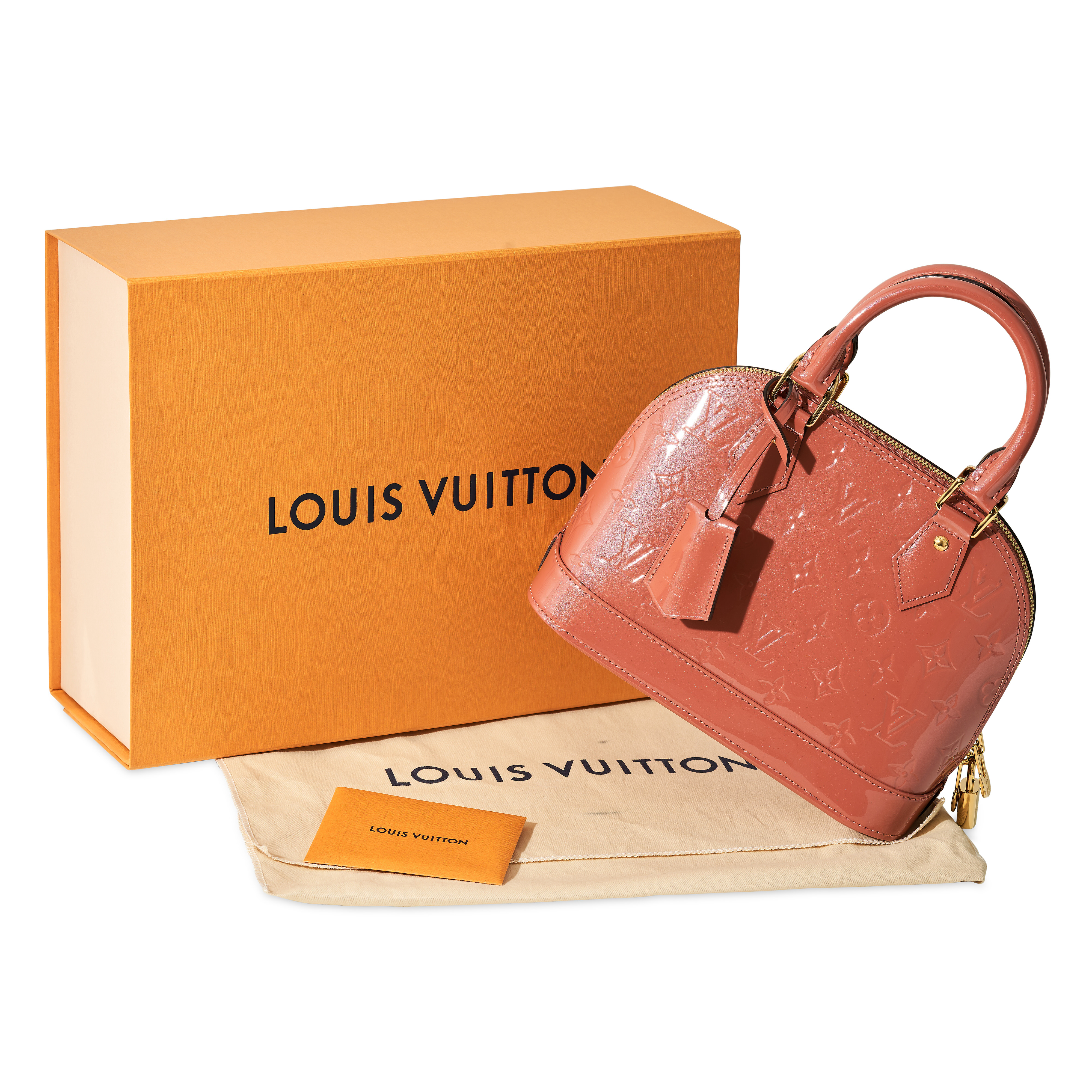 LOUIS VUITTON VERNIS ALMA BB BAG