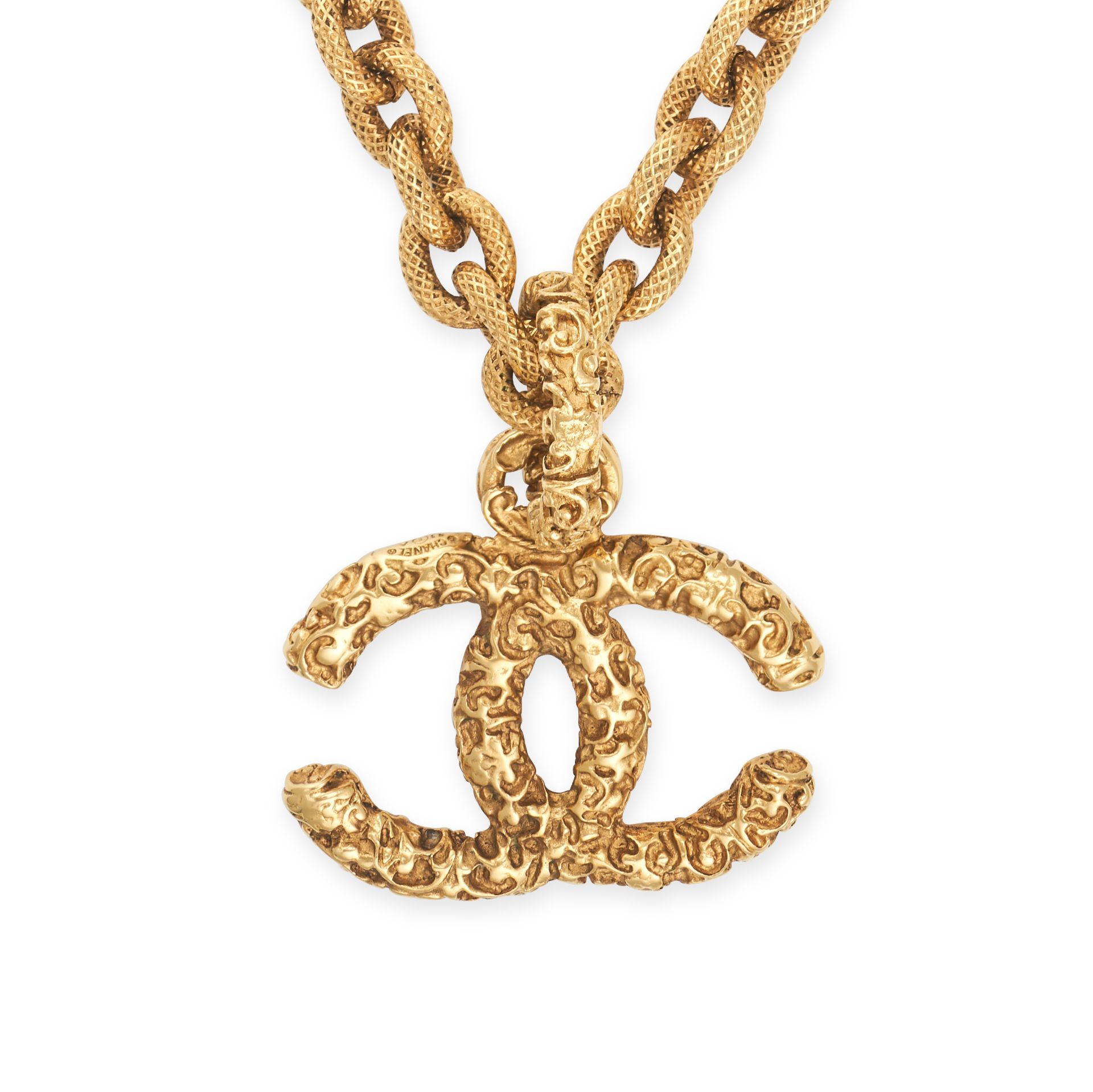 CHANEL VINTAGE PENDANT AND CHAIN - Bild 2 aus 2