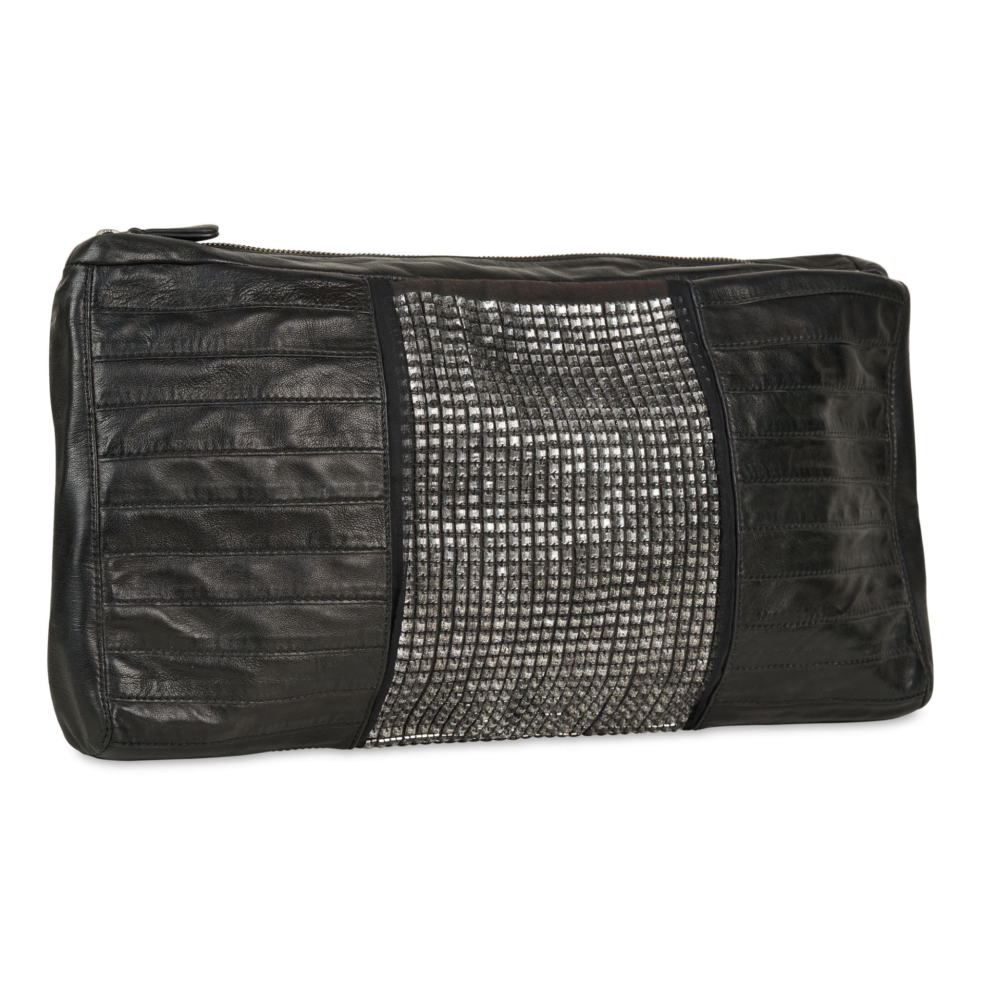 NO RESERVE HERVE LEGER CRYSTAL CLUTCH