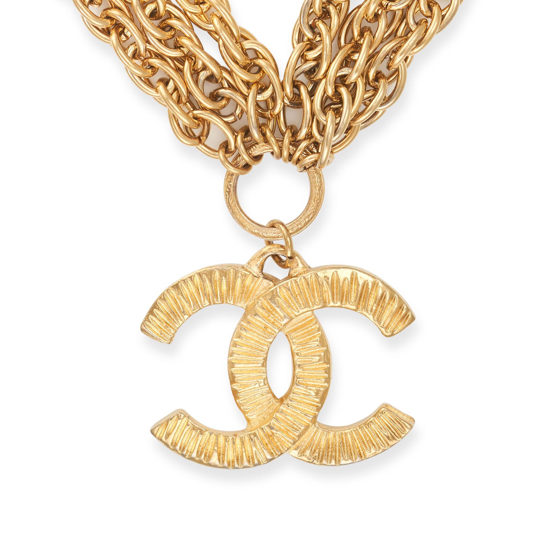 CHANEL VINTAGE PENDANT AND CHAIN - Bild 2 aus 2