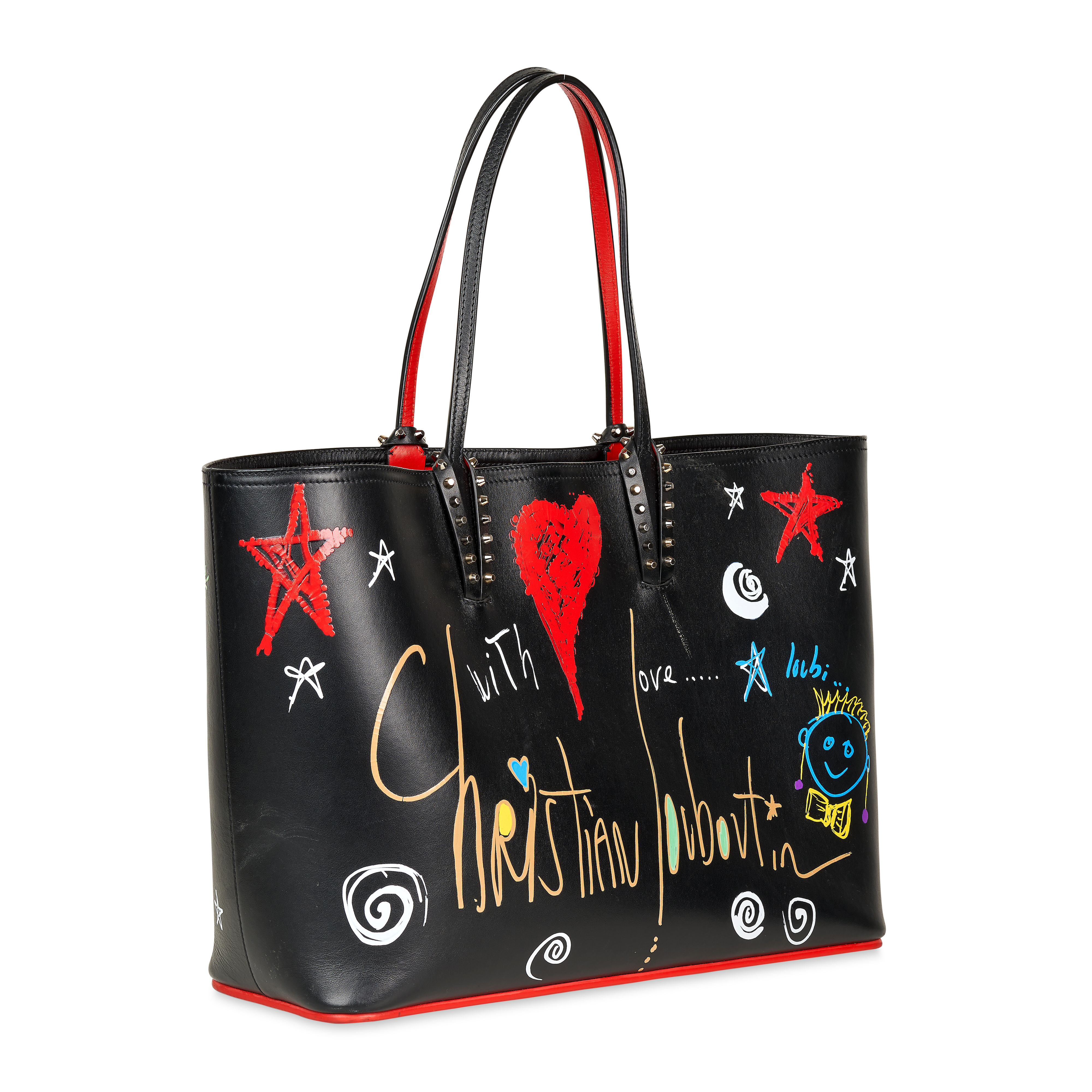 CHRISTIAN LOUBOUTIN CABATA PRINTED TOTE BAG