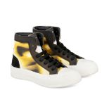 NO RESERVE ALEXANDER MCQUEEN CANVAS HIGH TOP SNEAKERS