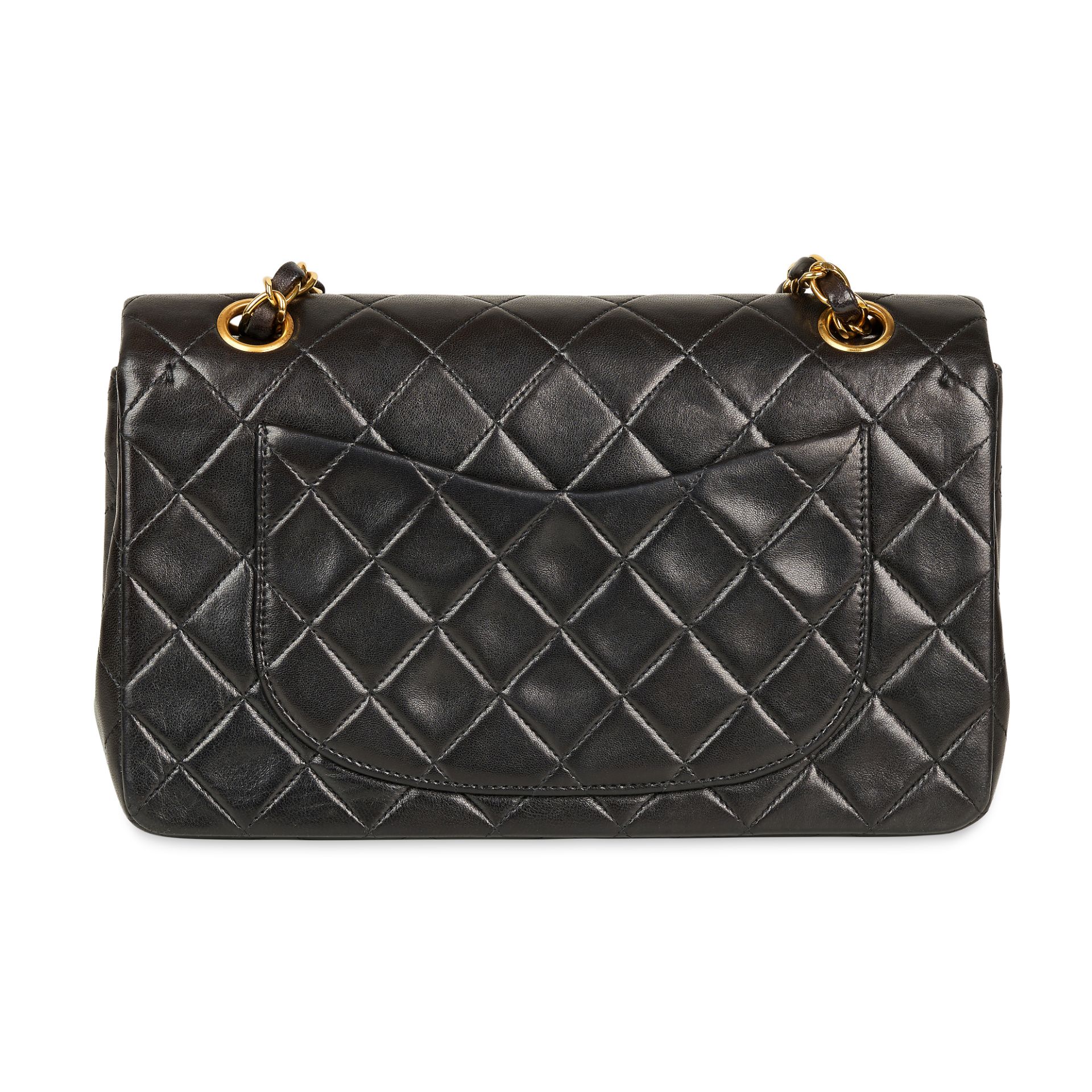 CHANEL VINTAGE SMALL LAMBSKIN CLASSIC FLAP BAG - Bild 3 aus 3