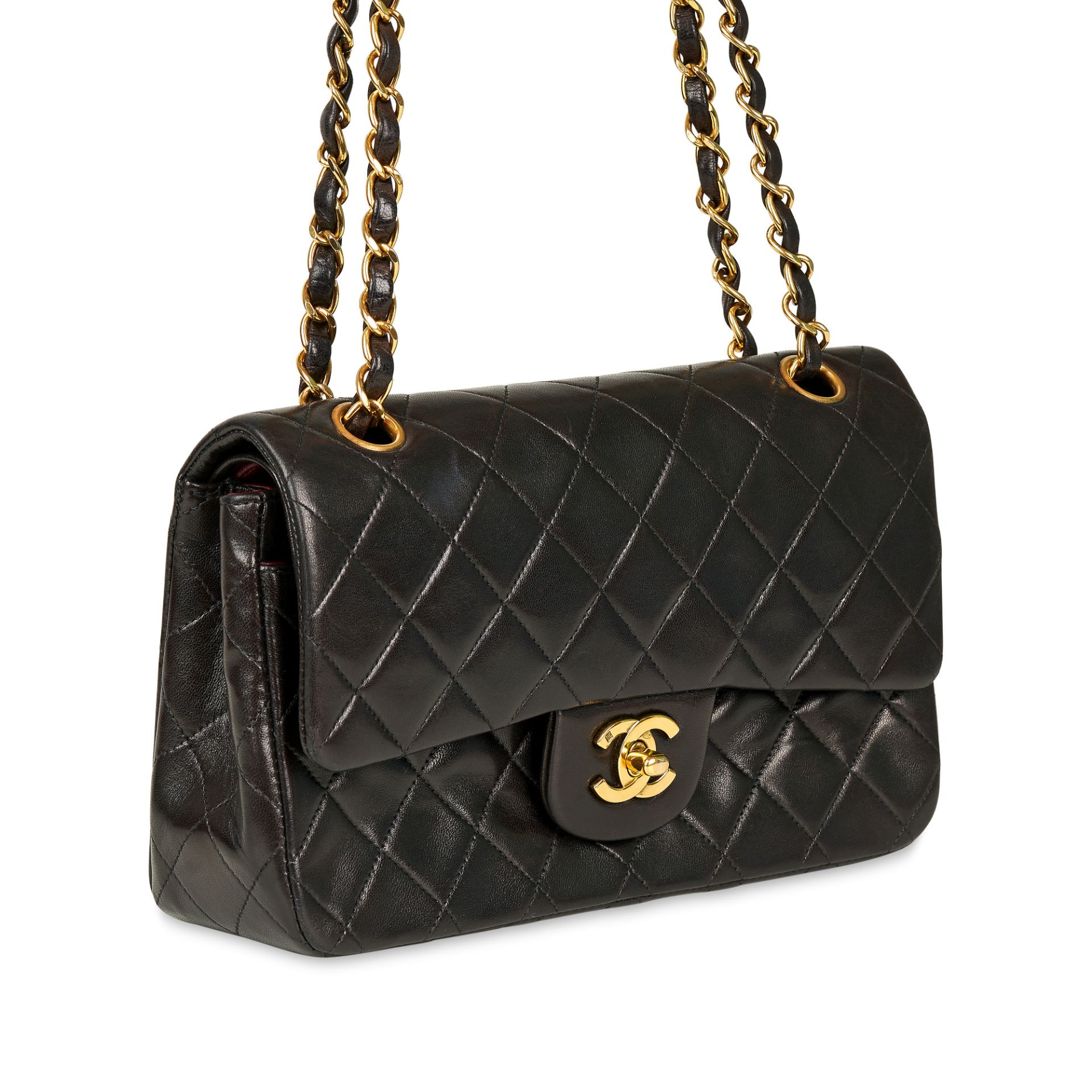 CHANEL VINTAGE SMALL LAMBSKIN CLASSIC FLAP BAG - Bild 2 aus 3