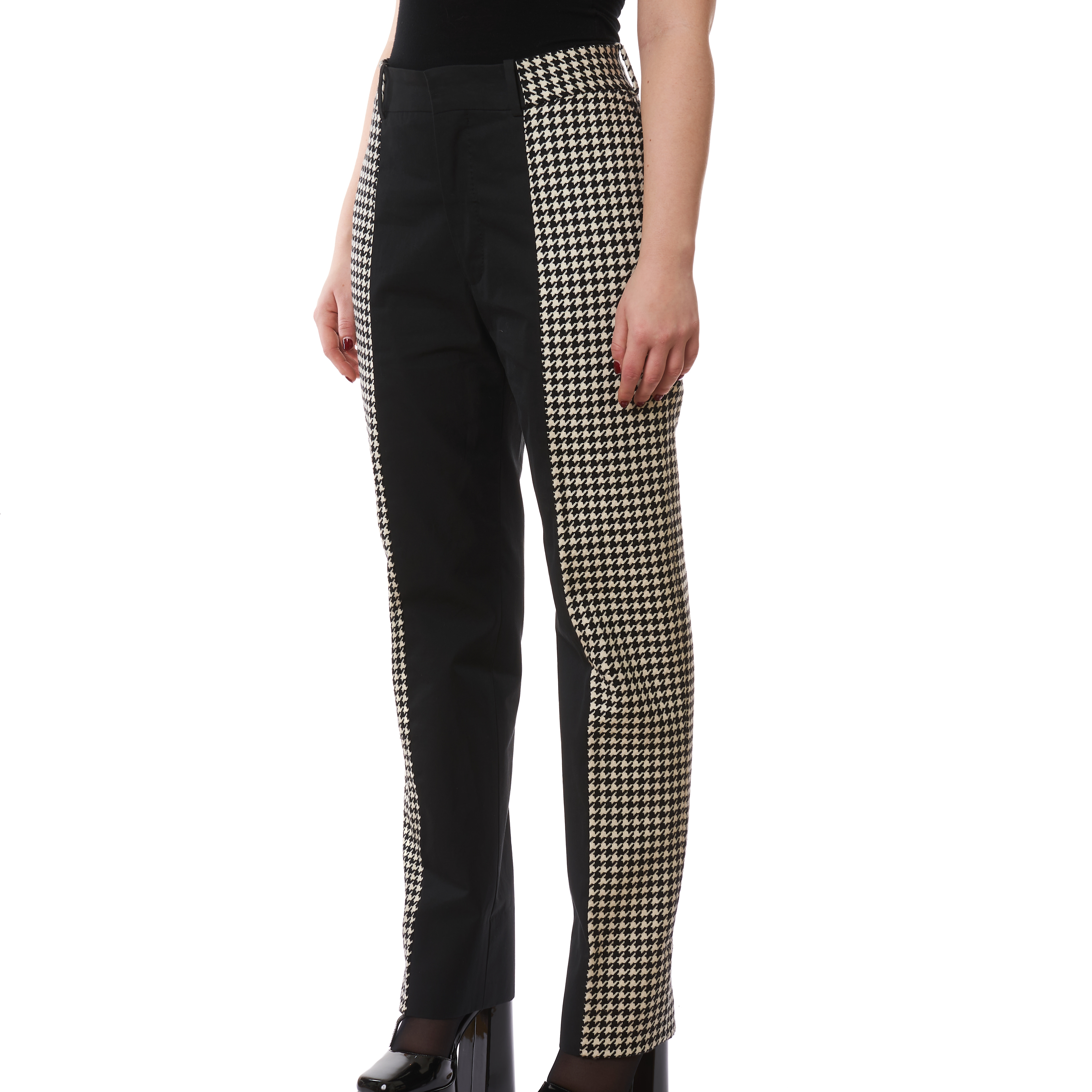 NO RESERVE ALEXANDER MCQUEEN HOUNDSTOOTH TROUSERS - Image 2 of 3