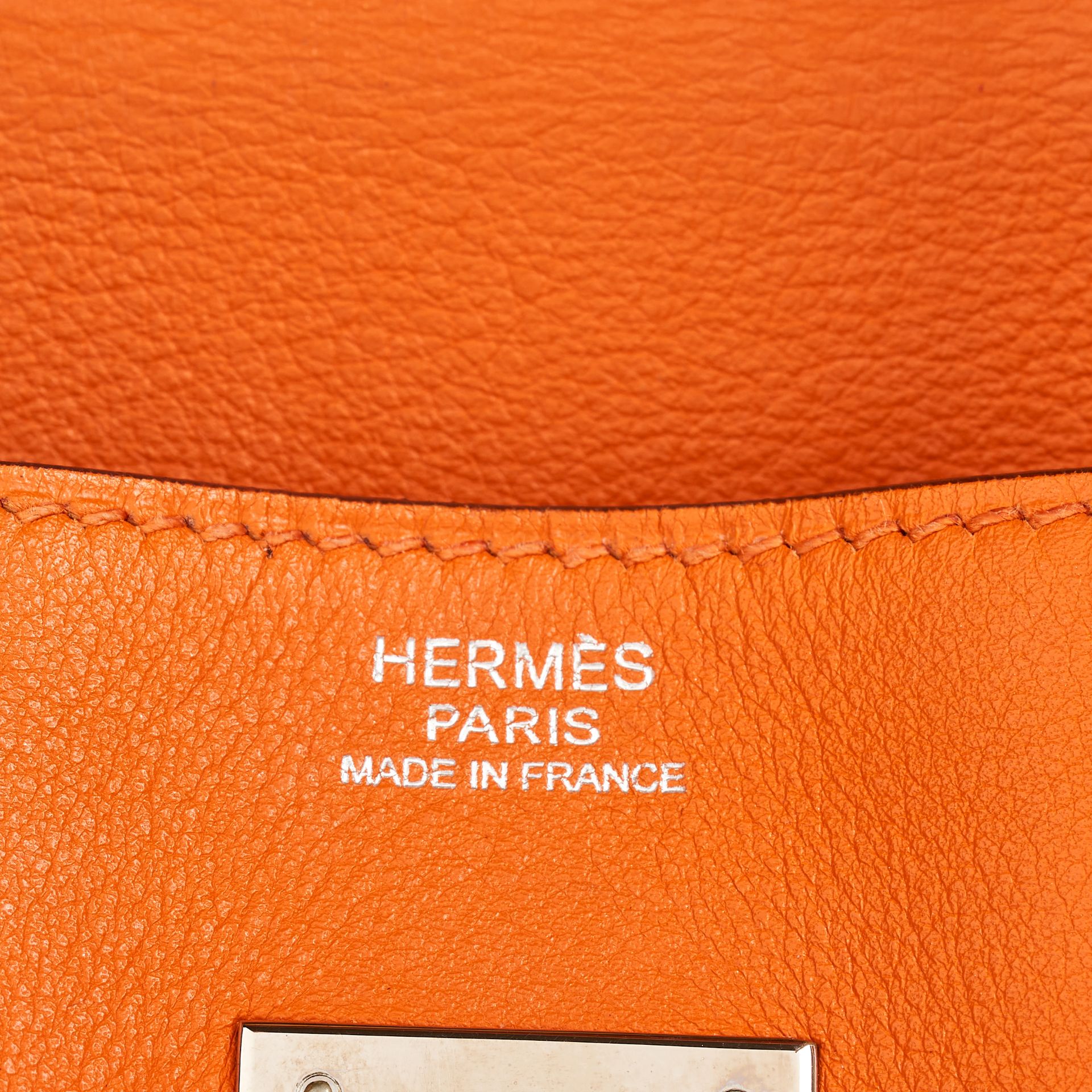 HERMÈS ORANGE BIRKIN 30 BAG - Image 6 of 7