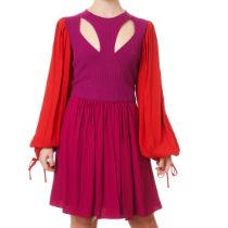 NO RESERVE ALEXANDER MCQUEEN KNIT BALLOON SLEEVE DRESS