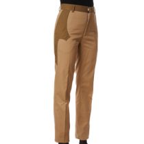 NO RESERVE ALEXANDER MCQUEEN TWO TONE BEIGE TROUSERS