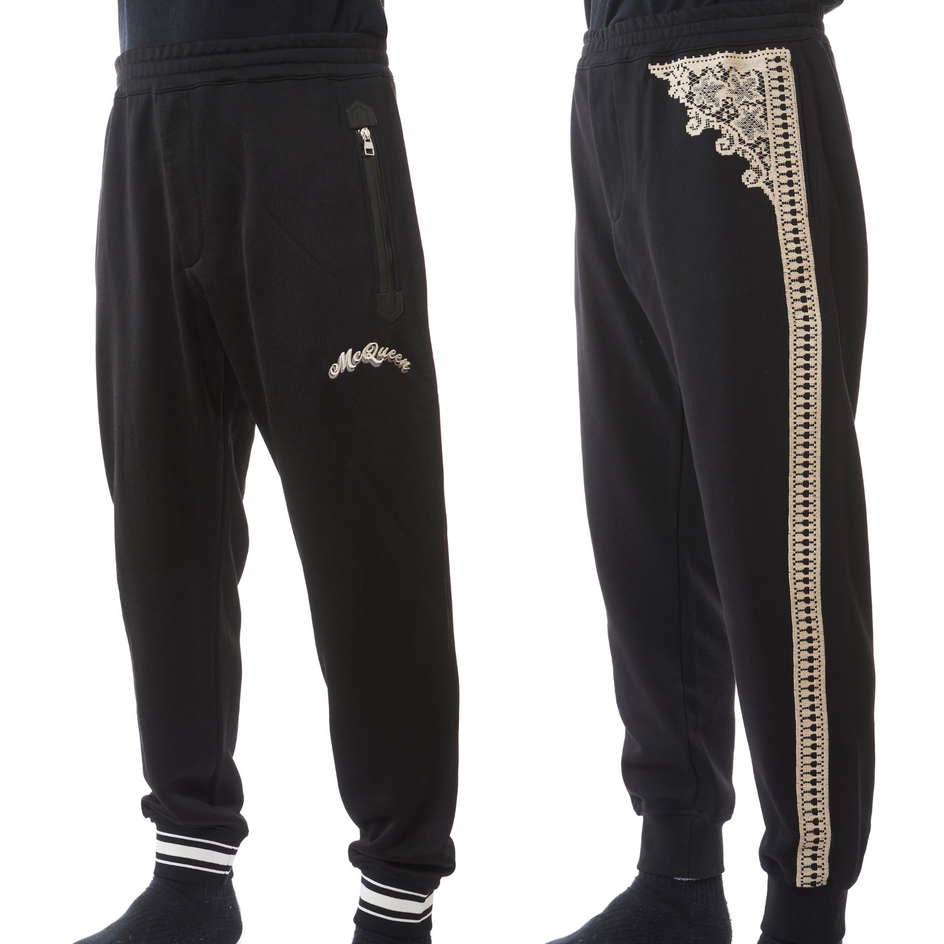 NO RESERVE TWO PAIRS OF ALEXANDER MCQUEEN JOGGERS