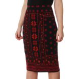 NO RESERVE ALEXANDER MCQUEEN WOOL MID-LENGTH SKIRT