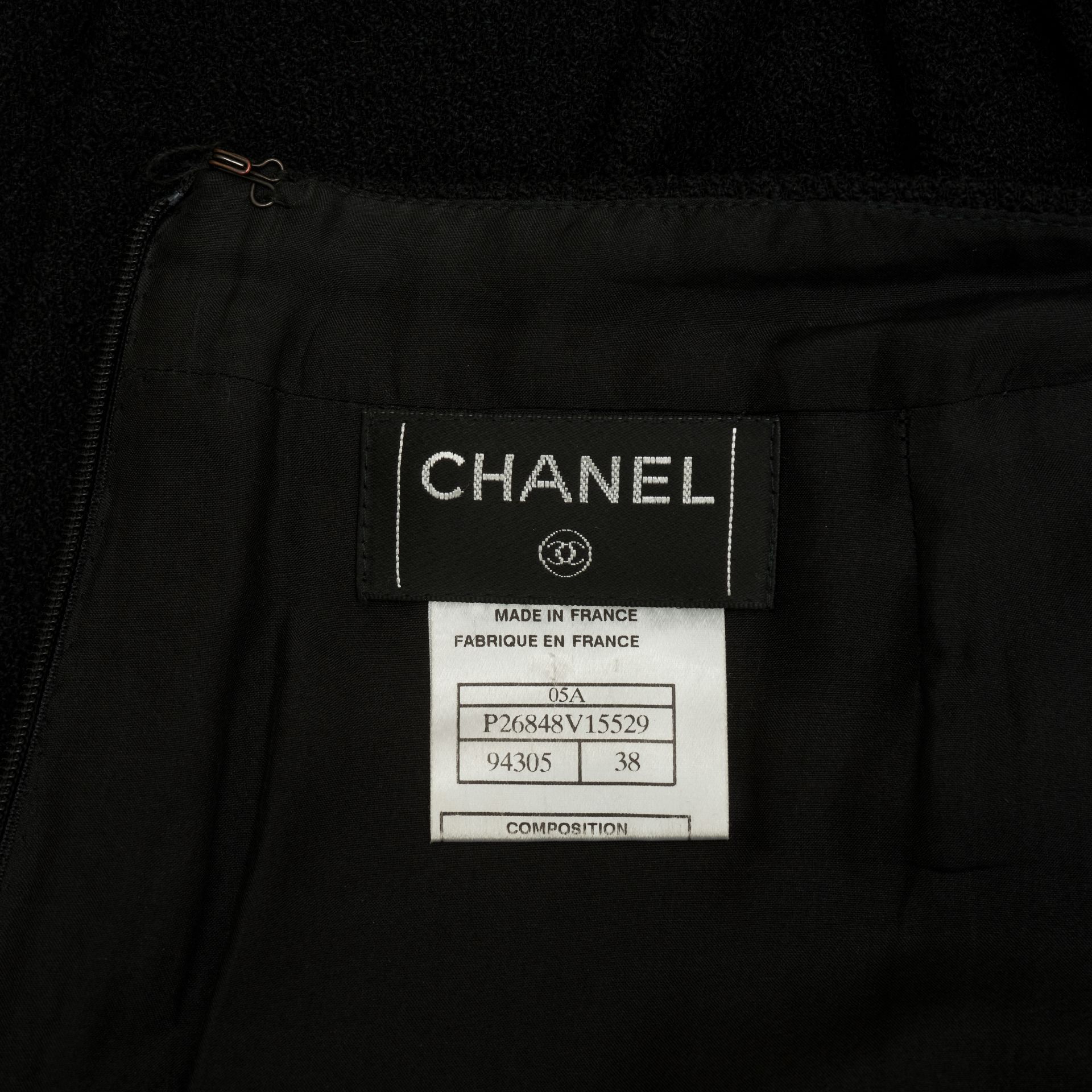 CHANEL PLEATED WOOL SKIRT - Bild 2 aus 2