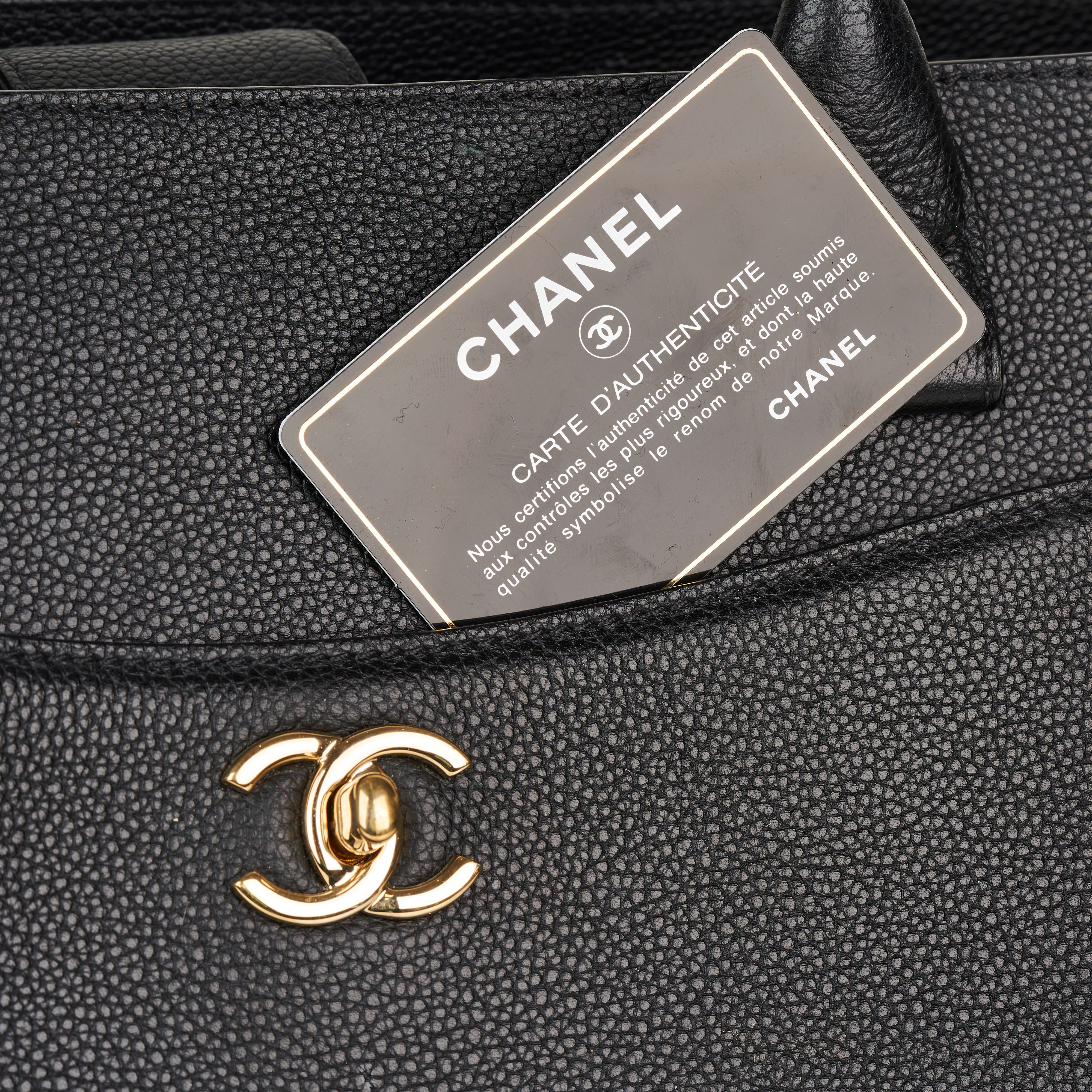 CHANEL NEO EXECUTIVE LINE COCO MARK TOTE BAG - Image 3 of 4