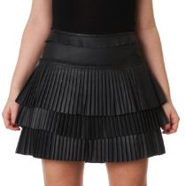 NO RESERVE ISABEL MARANT PLEATED LEATHER SKIRT
