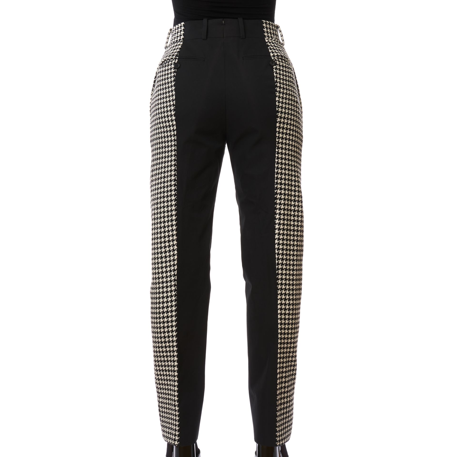 NO RESERVE ALEXANDER MCQUEEN HOUNDSTOOTH TROUSERS - Bild 3 aus 3