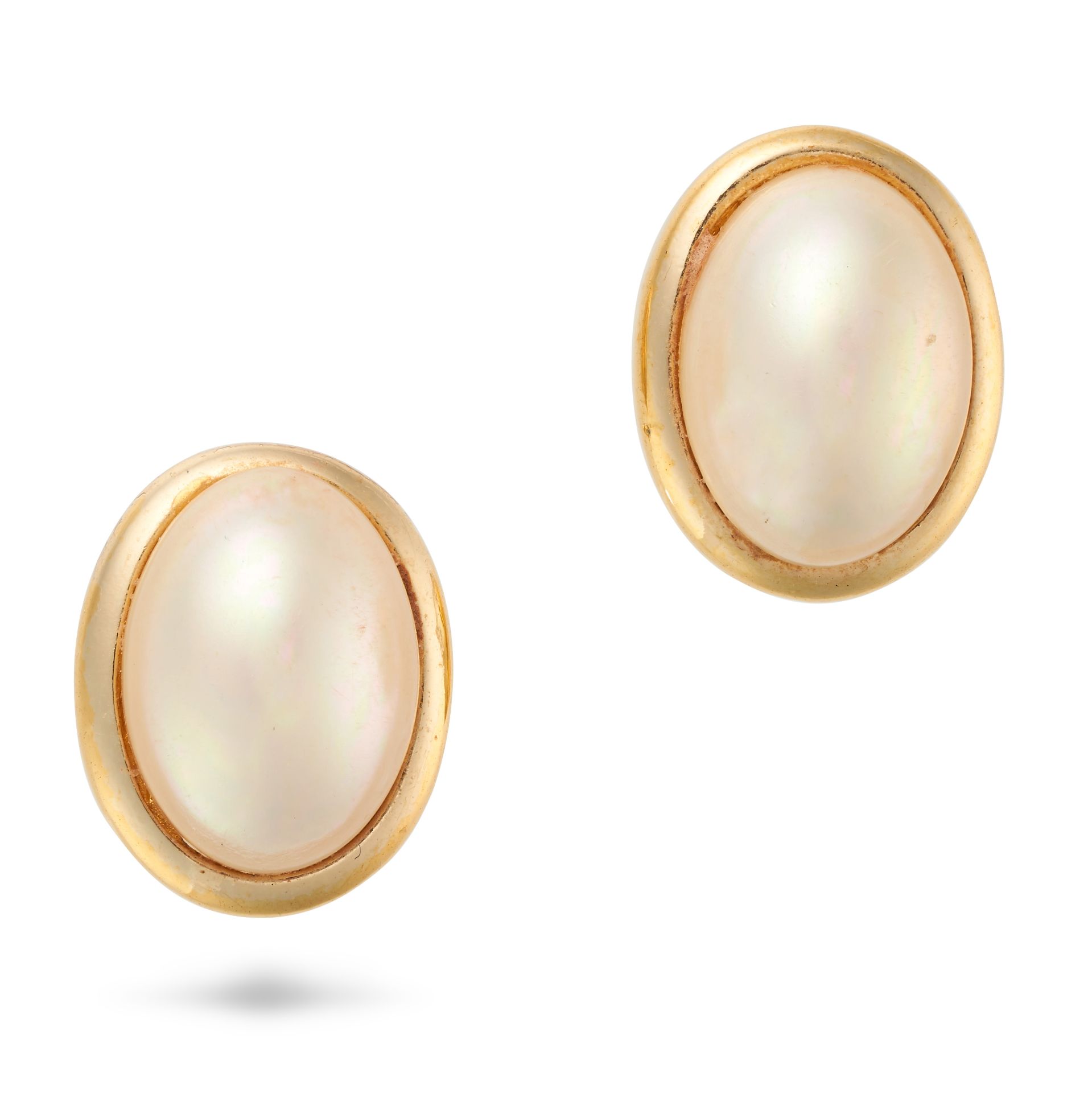 NO RESERVE CHRISTIAN DIOR FAUX PEARL CLIP EARRINGS