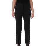 NO RESERVE ALEXANDER MCQUEEN BLACK TROUSERS WITH ZIPS