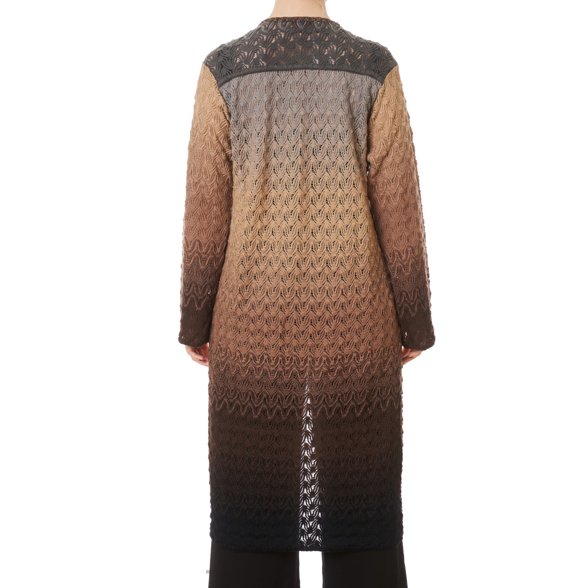 NO RESERVE MISSONI OMBRE LONG KNIT CARDIGAN - Image 4 of 4