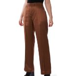 NO RESERVE MISSONI BRONZE SILK TROUSERS