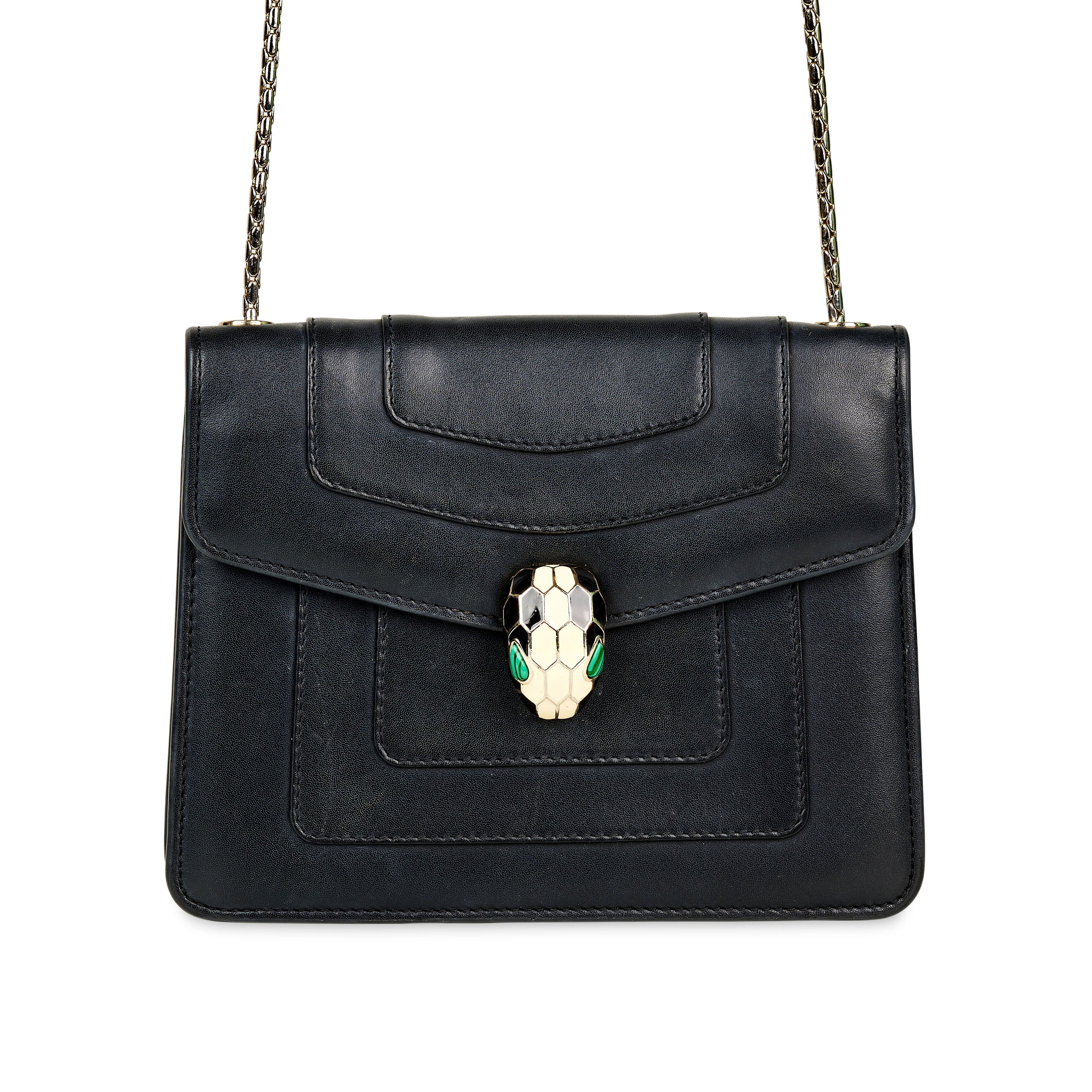 BULGARI SERPENTI FOREVER LEATHER CROSSBODY BAG - Image 4 of 4