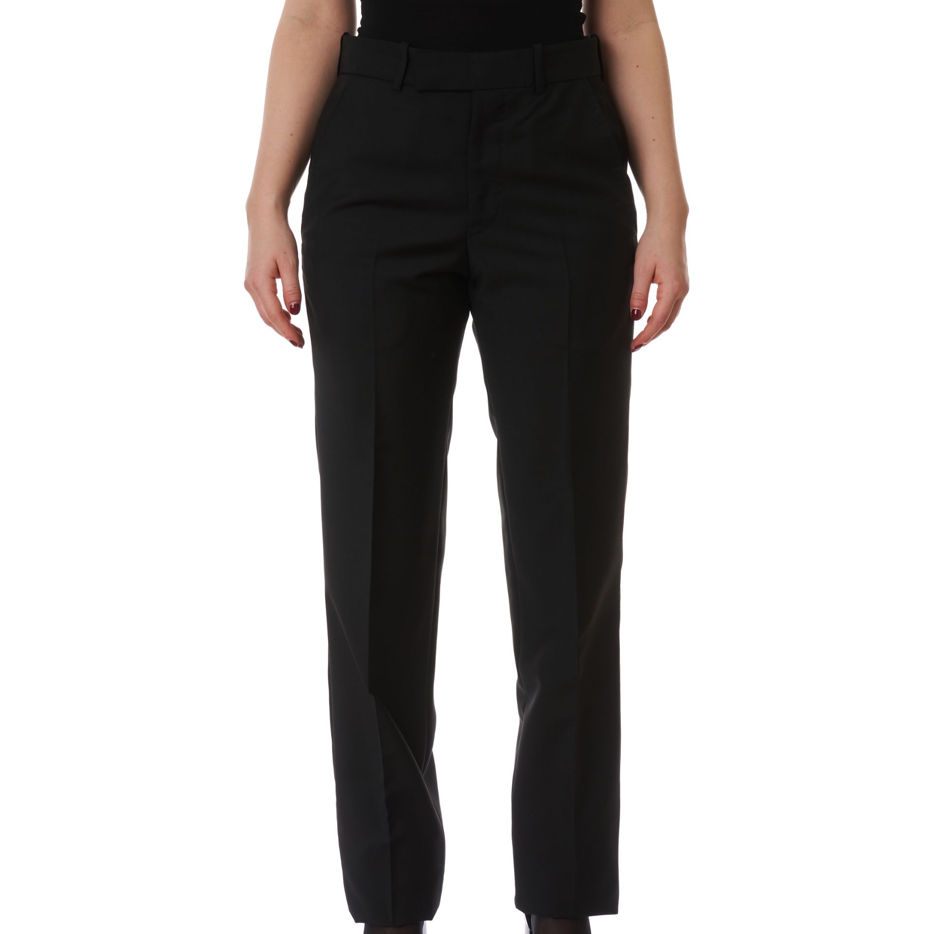 NO RESERVE ALEXANDER MCQUEEN BLACK SUIT TROUSERS