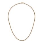 NO RESERVE - AN ANTIQUE GOLD CHAIN NECKLACE in 9ct yellow gold, of stylised tubular design, stamp...