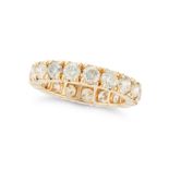 A DIAMOND FULL ETERNITY RING set all around with a row of round brilliant cut diamonds, the diamo...