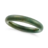 A JADEITE JADE BANGLE comprising a single hoop of polished jadeite jade, inner circumference 17.2...