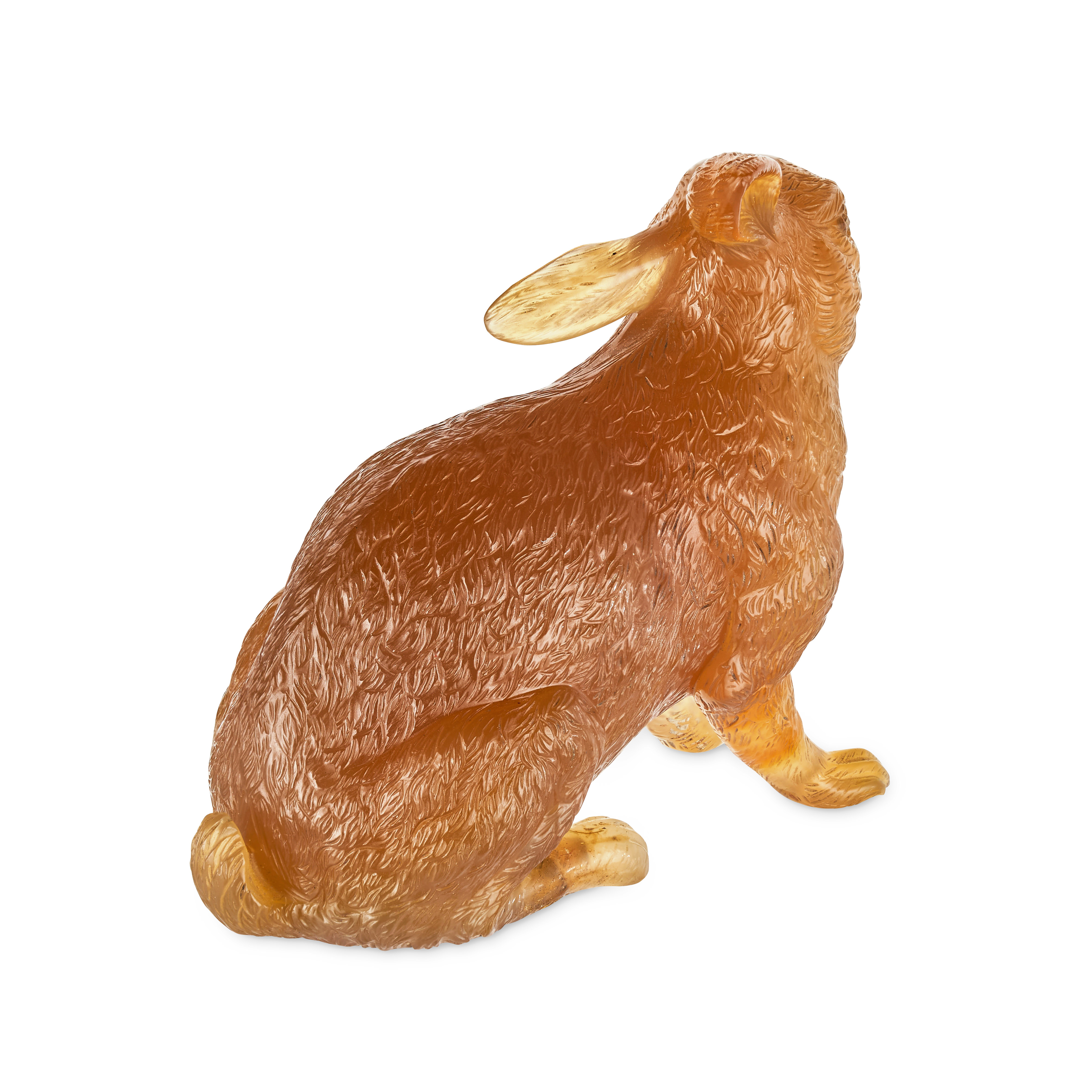 FABERGE, A JEWELLED AGATE FIGURE OF A HARE / LEVERETT, ST PETERSBURG, CIRCA 1900 - Image 5 of 10