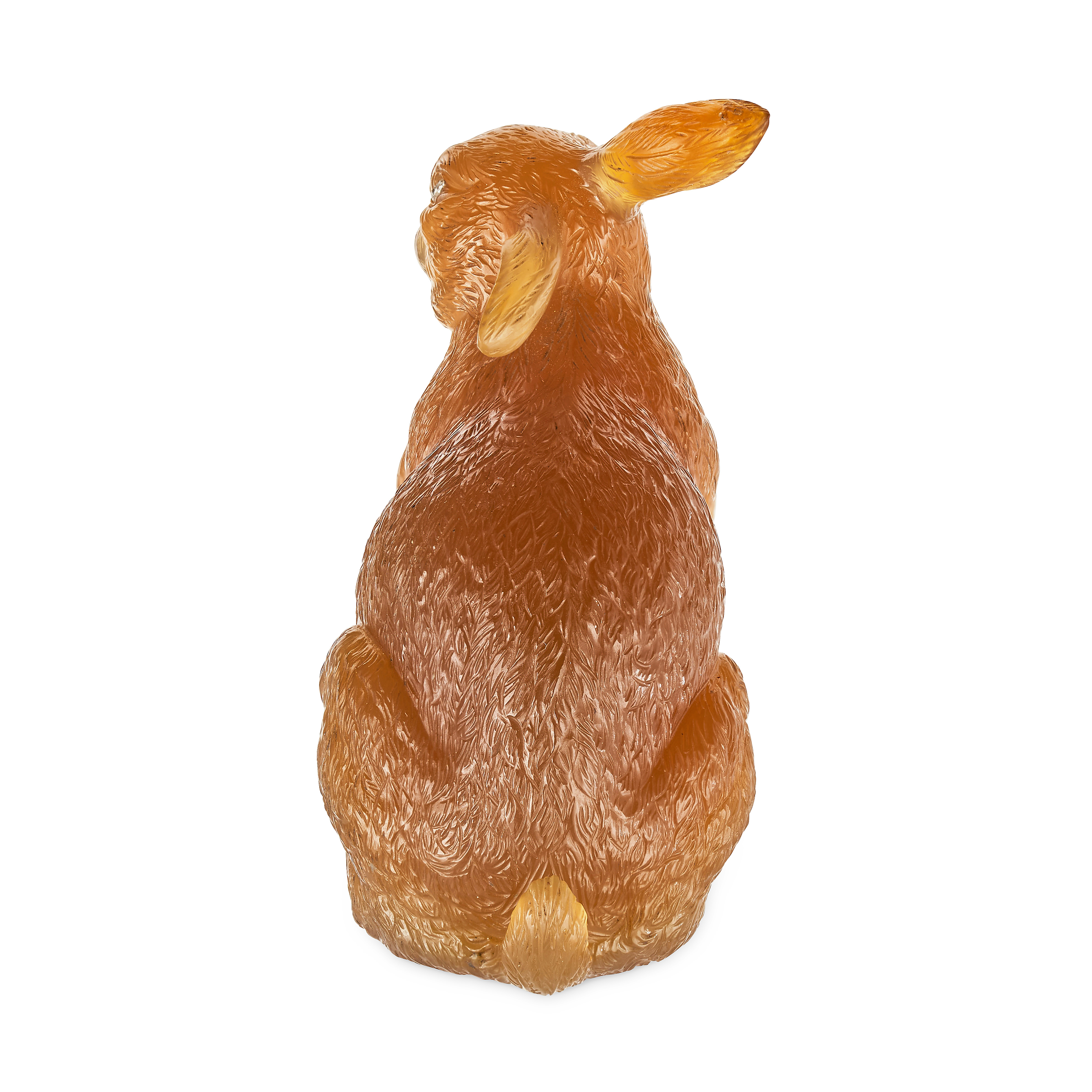 FABERGE, A JEWELLED AGATE FIGURE OF A HARE / LEVERETT, ST PETERSBURG, CIRCA 1900 - Image 4 of 10