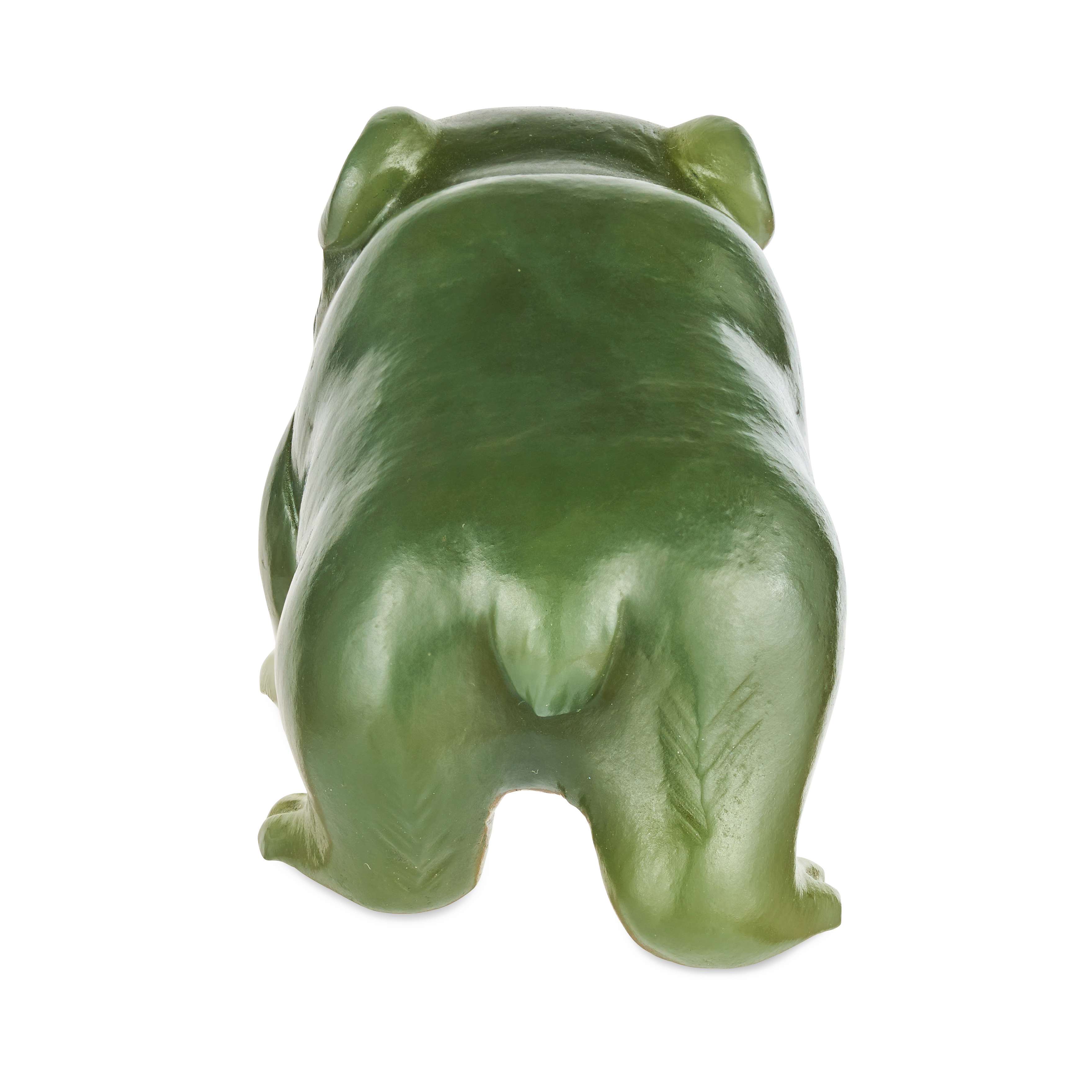 FABERGE, A JEWELLED NEPHRITE STUDY OF A BEAR, CIRCA 1905 - Image 6 of 6