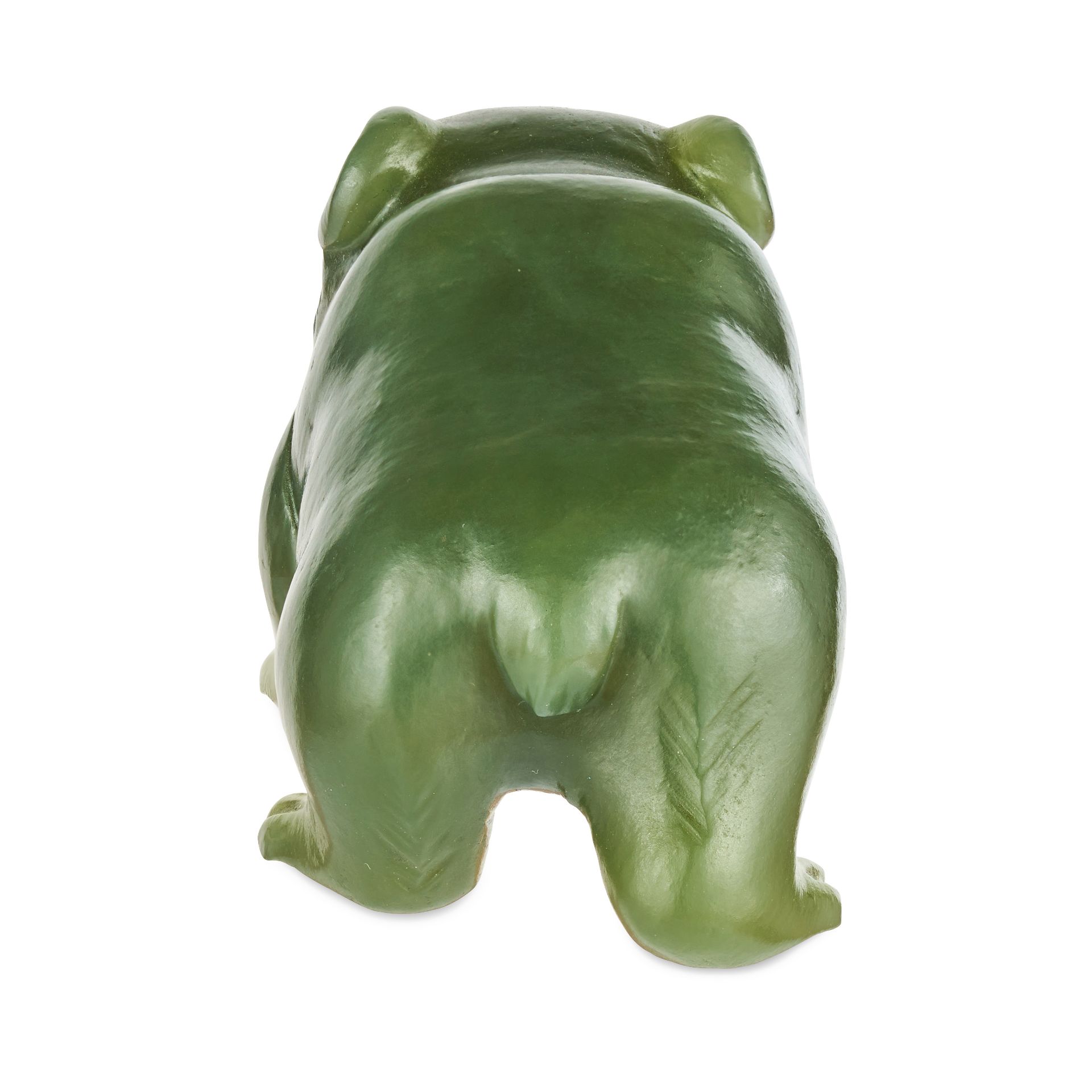 FABERGE, A JEWELLED NEPHRITE STUDY OF A BEAR, CIRCA 1905 - Image 6 of 6